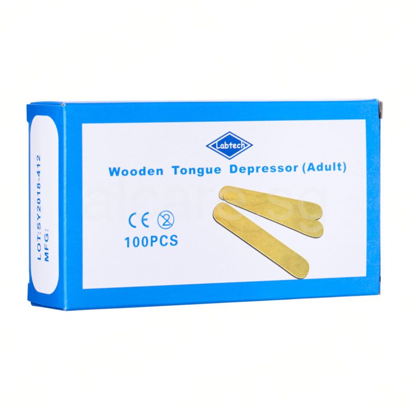 9-2TON Labtech Tongue Depressor Wooden 100s (1)