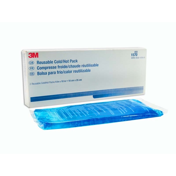 COLH 3M Reusable Cold Hot Pack 10cm x 25cm 2s