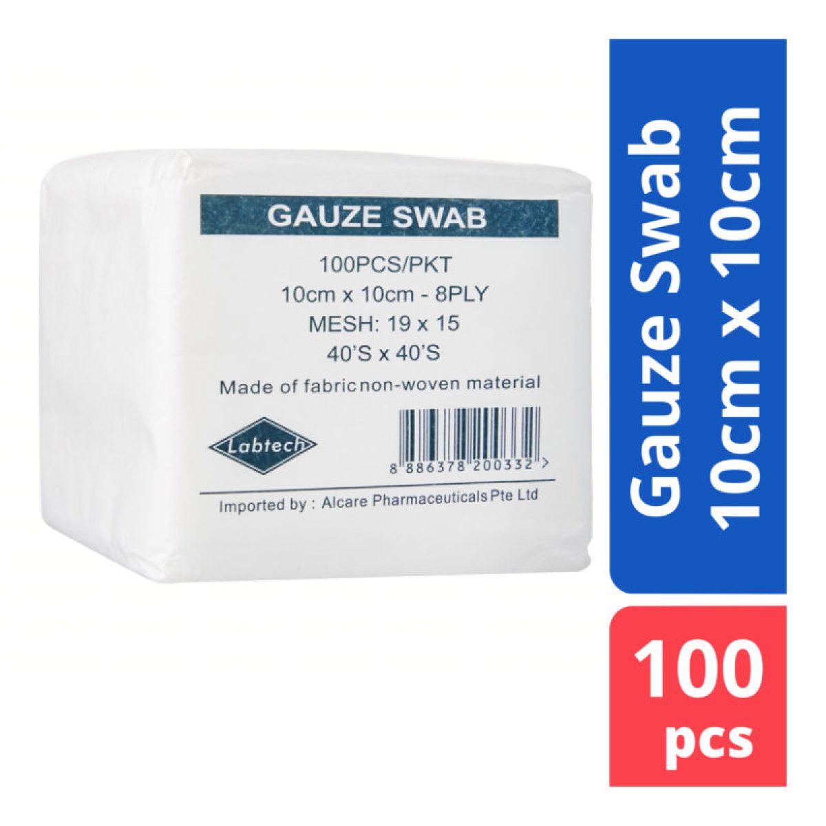 9-2GAU10-LABTECH-Gauze-Swab-
